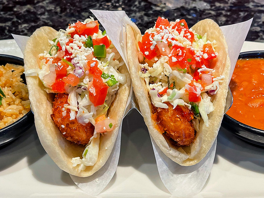 Coconut Shrimp Tacos