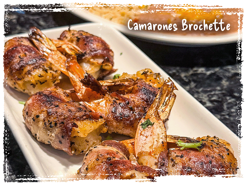 Camarones de Brochette